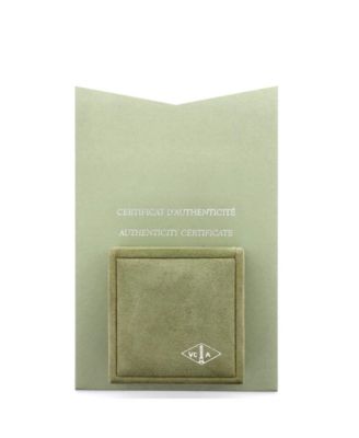 Vintage Alhambra Pendant Necklace Guilloche 18K Gold, 14.75 - 16.5"