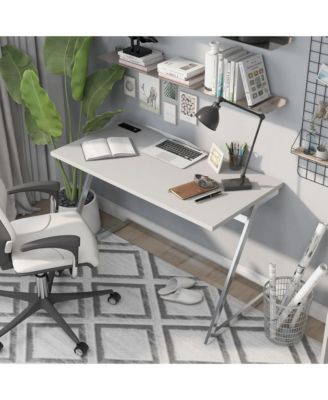 Torrey High Gloss Writing Desk with USBs