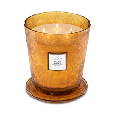 Baltic Amber 5 Wick Hearth Candle, 123 oz.