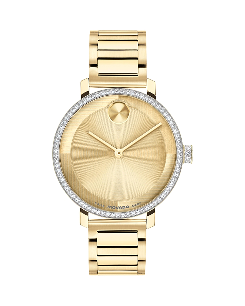 Movado Bold Evolution Watch, 34mm In Gold