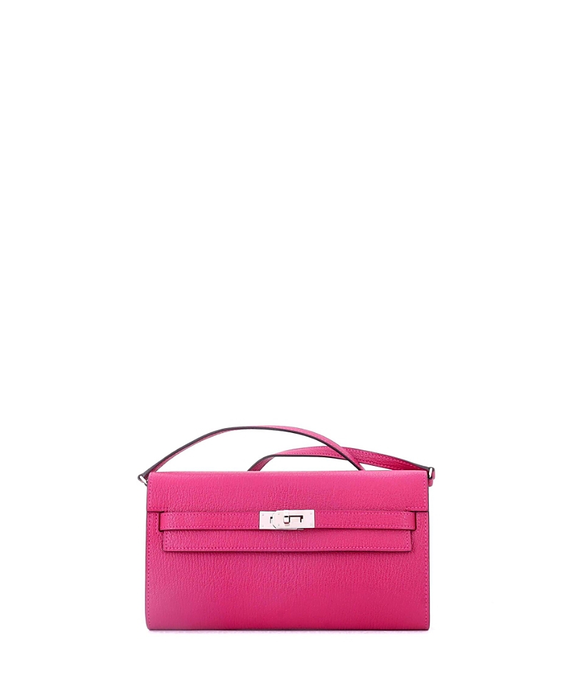 Pre-owned Pre-owned Hermes  Hermes Kelly To Go Wallet Chevre Mysore In Pink
