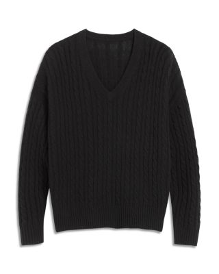 Nell V Neck Wool Cashmere Sweater