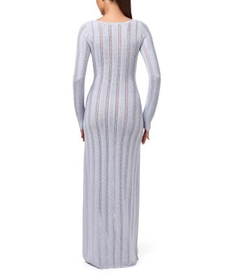 Knit V-Neck Maxi Dress