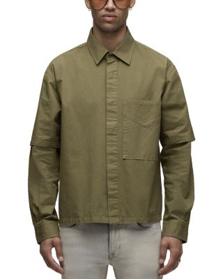 Layered Button Front Shirt