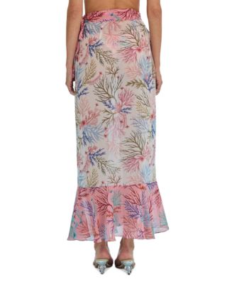 Seaweed Beach Cover Up Maxi Skirt