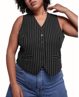 The Empower Pinstripe Vest