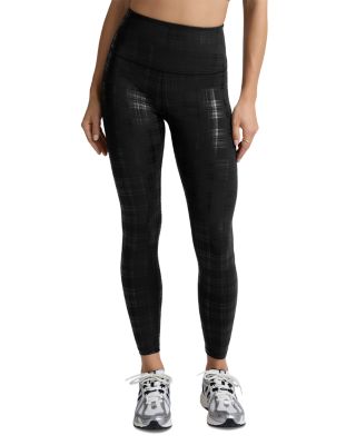 Plaid Shine 7/8 Leggings