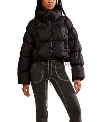 In a Bubble Puffer Coat