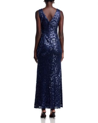 Sleeveless Ruffle Gown