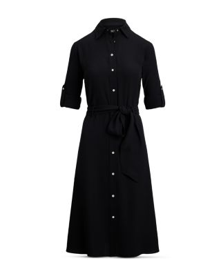 Double Faced Georgette Shirtdress