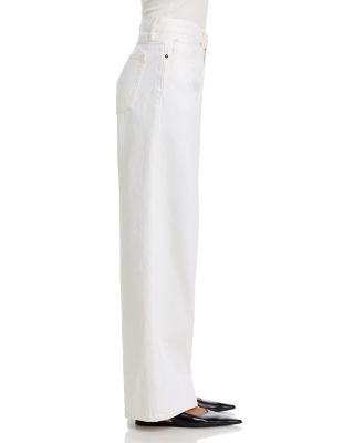 The Stroll High Rise Wide Leg Jeans in Au Natural