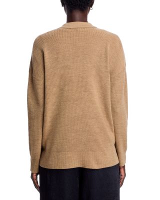 Wool Johnny Collar Sweater