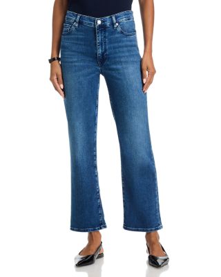 Le Sleek Straight High Rise Jeans in Reign