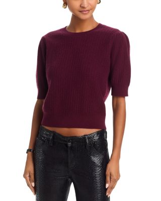 The Ladder Pointelle Cashmere Sweater