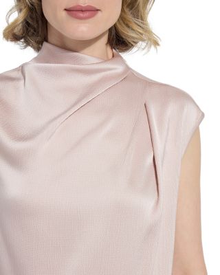 Aisha Draped Satin Top