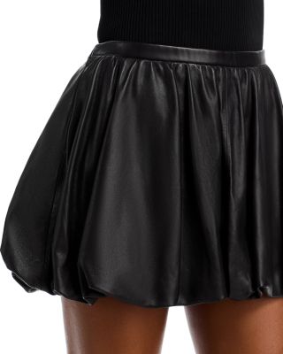 The Leather Bubble Skirt 