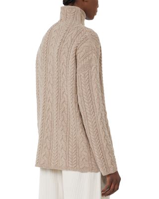 Genova Beige Wool Cashmere Sweater