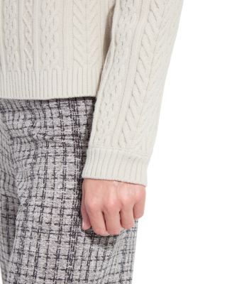 Gabriel Crewneck Cable Knit Sweater