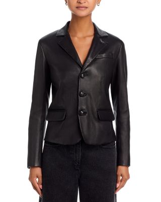 The Leather Smart Blazer