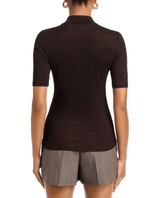 The Lurex Turtleneck Tee