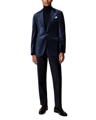 Apsara Peak Lapel Velvet Blazer
