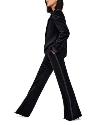 Verda Velvet Flare Trousers