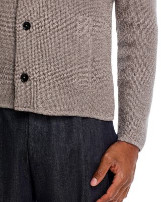 Brenta Textured Wool Cardigan