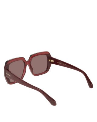 Solid Square Sunglasses, 56mm