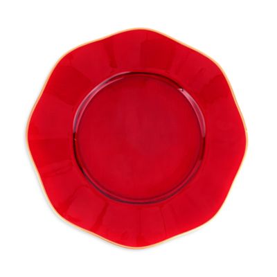 Holiday Glass Service Plate/Charger