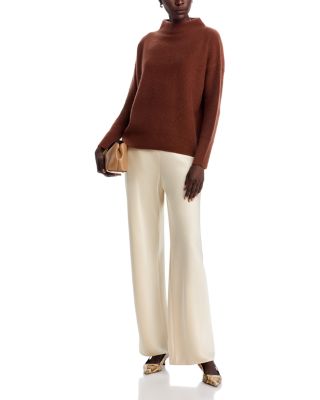 Boiled Cashmere Funnel Neck Sweater