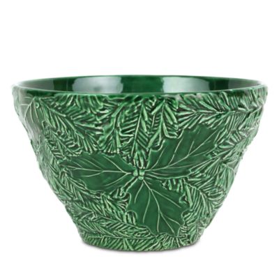 Lastra Holiday Green Figural Small Deep Bowl