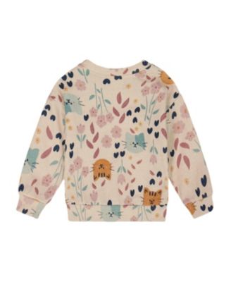 Girls' Glittering French Terry Sweatshirt - Little Kid, Big Kid