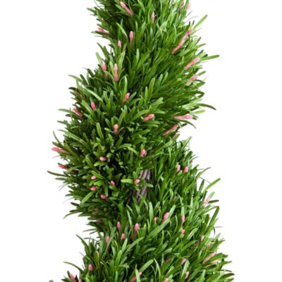 3' UV Resistant Artificial Rosemary Spiral Topiary Tree (Indoor/Outdoor)