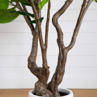 6&#39; Artificial Audrey Ficus Leaf Tree