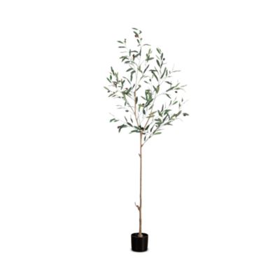 6' Artificial Slim Minimalist Olive Tree