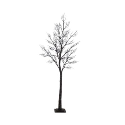 7' Pre-Lit Halloween Minimalist Twig Artificial Fall Tree