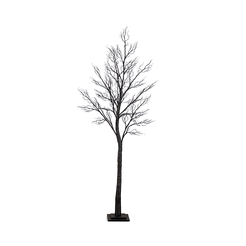 Nearly Natural 7' Pre-Lit Halloween Minimalist Twig Artificial Fall Tree