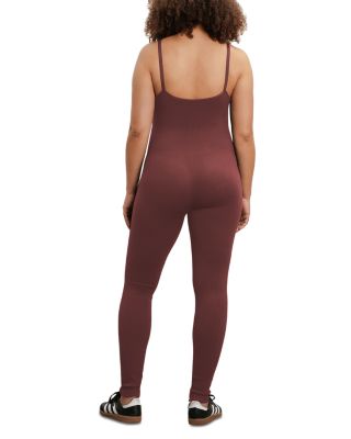 Ribbed Maternity & Nursing Jumpsuit