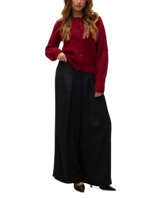 Novah Crewneck Cardigan Sweater