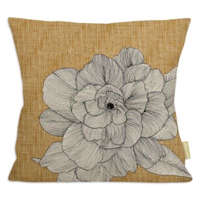 Gardenia Square Pillow Cover