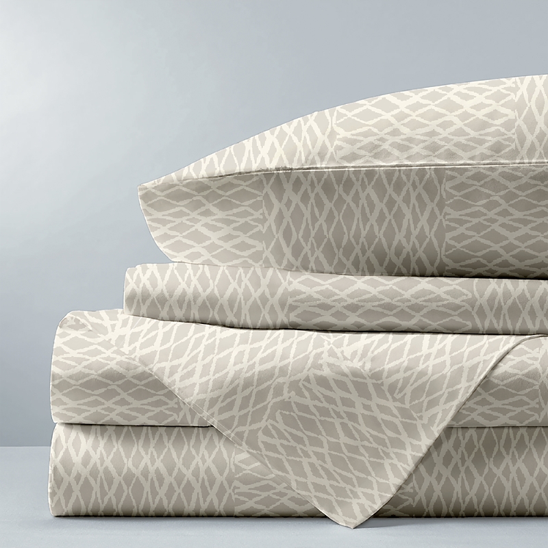 Noho Home Upena Luxury Sheet Set, Twin In Blue