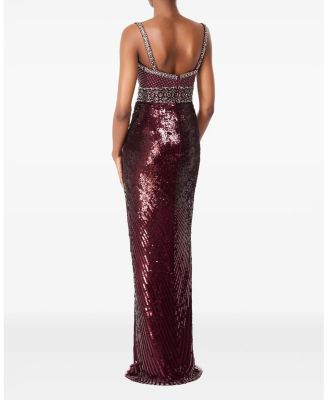  Only You Embellished Draped Maxi Dress