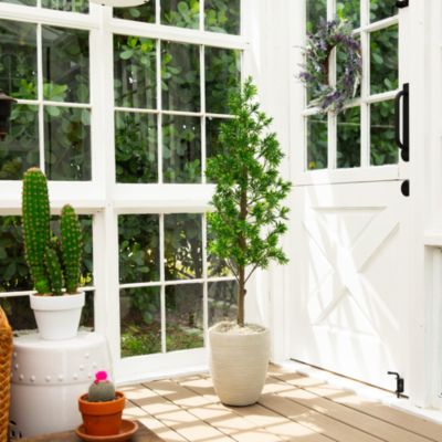 4' UV Artificial Podocarpus Tree (Indoor/Outdoor)