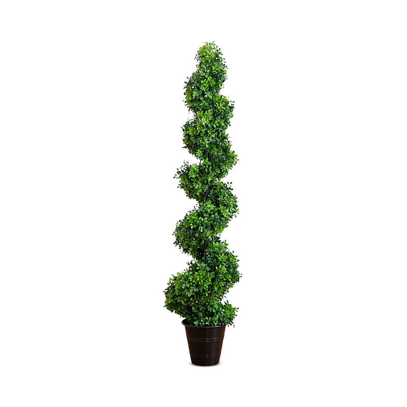 Nearly Natural 5ft. Green Boxwood Topiary In Green