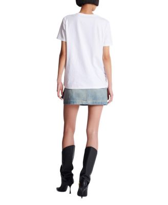 T-Shirt with Balmain Paris Chain Print