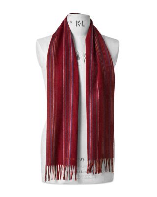 Trent Striped Wool Scarf