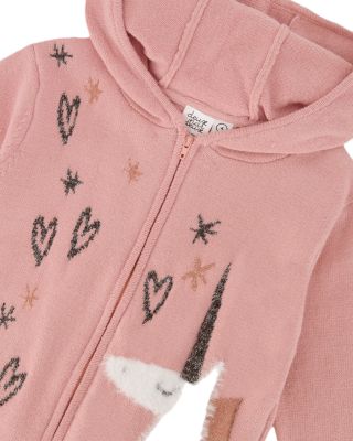 Girls' Hooded Knit Cardigan - Big Kid