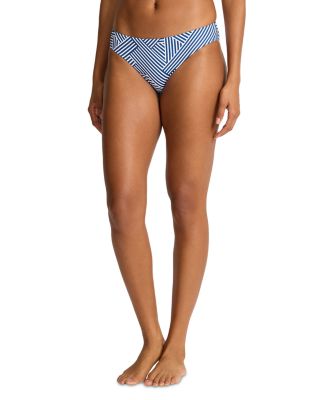Palm Modern Stripe Hipster Bikini Bottom