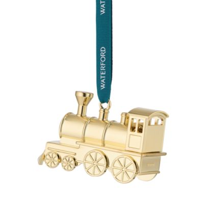 Steam Train Golden Ornament