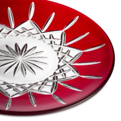 Lismore Red Decorative Plate